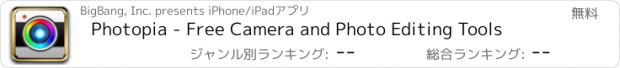 おすすめアプリ Photopia - Free Camera and Photo Editing Tools