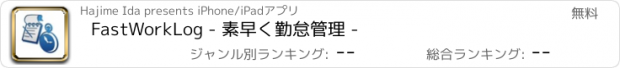 おすすめアプリ FastWorkLog - 素早く勤怠管理 -