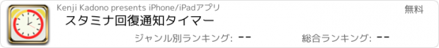 おすすめアプリ スタミナ回復通知タイマー