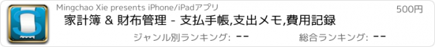 おすすめアプリ 家計簿 & 財布管理 - 支払手帳,支出メモ,費用記録