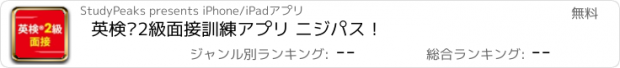 おすすめアプリ 英検®2級面接訓練アプリ ニジパス！