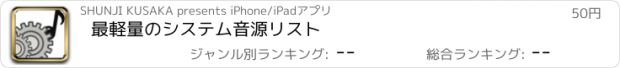 おすすめアプリ 最軽量のシステム音源リスト