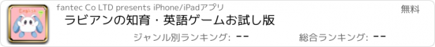 おすすめアプリ ラビアンの知育・英語ゲームお試し版