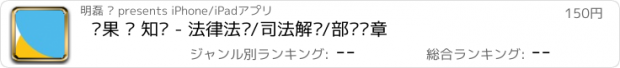 おすすめアプリ 硕果 · 知产 - 法律法规/司法解释/部门规章