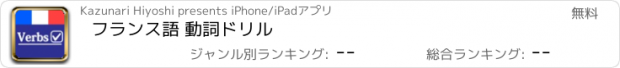 おすすめアプリ フランス語 動詞ドリル