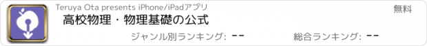 おすすめアプリ 高校物理・物理基礎の公式