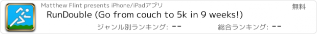 おすすめアプリ RunDouble (Go from couch to 5k in 9 weeks!)