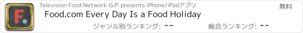 おすすめアプリ Food.com Every Day Is a Food Holiday