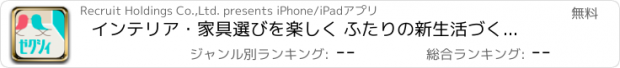 おすすめアプリ インテリア・家具選びを楽しく ふたりの新生活づくりをハッピーにするお得な情報探し＆実例写真コレクションアプリ - ゼクシィ部屋コレ！