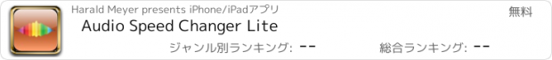 おすすめアプリ Audio Speed Changer Lite