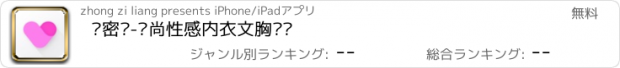 おすすめアプリ 亲密爱-时尚性感内衣文胸导购