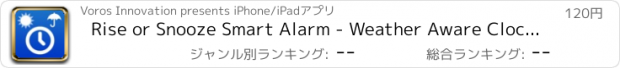 おすすめアプリ Rise or Snooze Smart Alarm - Weather Aware Clock & Nightstand