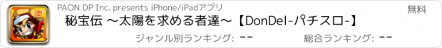 おすすめアプリ 秘宝伝 ～太陽を求める者達～【DonDel-パチスロ-】