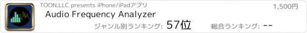 おすすめアプリ Audio Frequency Analyzer