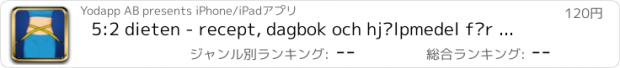 おすすめアプリ 5:2 dieten - recept, dagbok och hjälpmedel för bättre hälsa, viktminskning och en sundare livsstil