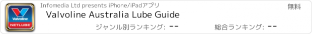 おすすめアプリ Valvoline Australia Lube Guide