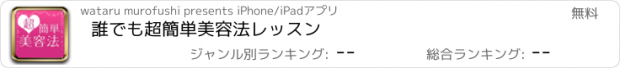 おすすめアプリ 誰でも超簡単美容法レッスン