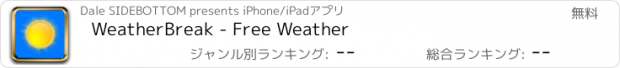 おすすめアプリ WeatherBreak - Free Weather