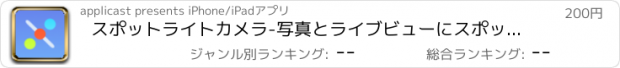 おすすめアプリ スポットライトカメラ-写真とライブビューにスポットライト