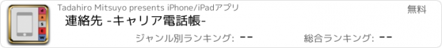 おすすめアプリ 連絡先 -キャリア電話帳-