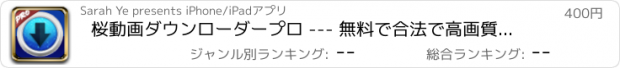 おすすめアプリ 桜動画ダウンローダープロ --- 無料で合法で高画質なビデオをダウンロードして楽しもう (Sakura Video Downloader Plus Pro – Download HD videos and enjoy it right away)