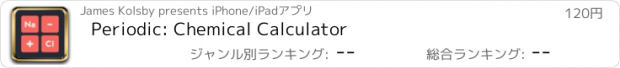 おすすめアプリ Periodic: Chemical Calculator