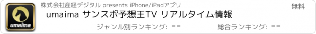 おすすめアプリ umaima サンスポ予想王TV リアルタイム情報