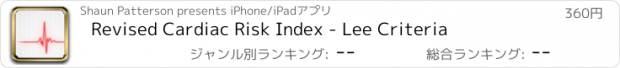 おすすめアプリ Revised Cardiac Risk Index - Lee Criteria