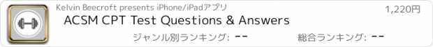 おすすめアプリ ACSM CPT Test Questions & Answers