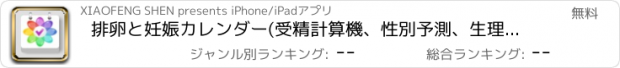 おすすめアプリ 排卵と妊娠カレンダー(受精計算機、性別予測、生理追跡)