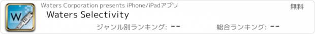 おすすめアプリ Waters Selectivity