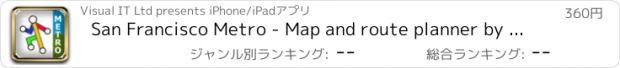 おすすめアプリ San Francisco Metro - Map and route planner by Zuti