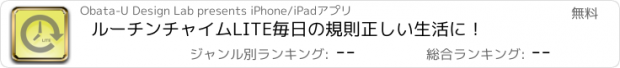 おすすめアプリ ルーチンチャイムLITE　毎日の規則正しい生活に！