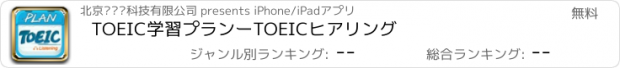 おすすめアプリ TOEIC学習プランーTOEICヒアリング