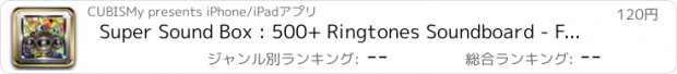 おすすめアプリ Super Sound Box : 500+ Ringtones Soundboard - For Whatsapp,WeChat,Line,Skype or DJ,Musician,Singer,Hollywood Star