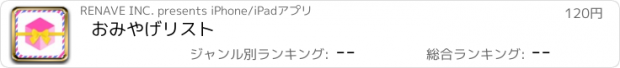 おすすめアプリ おみやげリスト