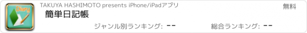 おすすめアプリ 簡単日記帳