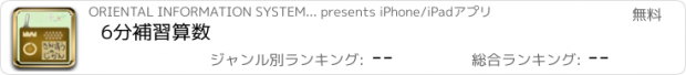 おすすめアプリ 6分補習算数