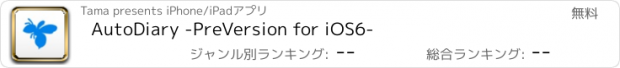 おすすめアプリ AutoDiary -PreVersion for iOS6-