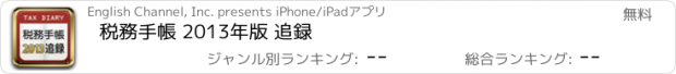 おすすめアプリ 税務手帳 2013年版 追録