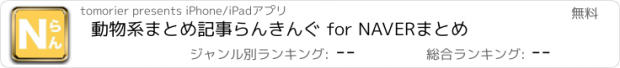 おすすめアプリ 動物系まとめ記事らんきんぐ for NAVERまとめ