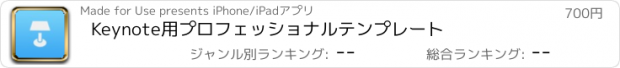 おすすめアプリ Keynote用プロフェッショナルテンプレート