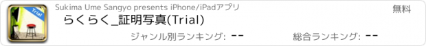 おすすめアプリ らくらく_証明写真(Trial)