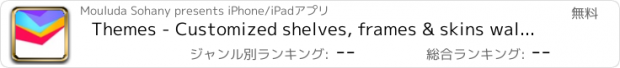 おすすめアプリ Themes - Customized shelves, frames & skins wallpapers