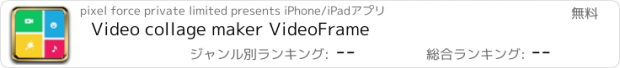 おすすめアプリ Video collage maker VideoFrame