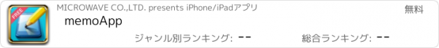 おすすめアプリ memoApp