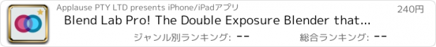 おすすめアプリ Blend Lab Pro! The Double Exposure Blender that Overlays Quotes, Fonts, Sayings & Images Quickly