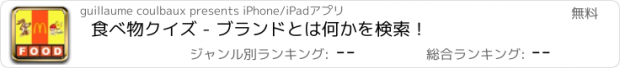 おすすめアプリ 食べ物クイズ - ブランドとは何かを検索！