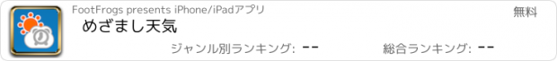 おすすめアプリ めざまし天気