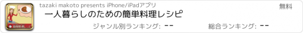 おすすめアプリ 一人暮らしのための簡単料理レシピ